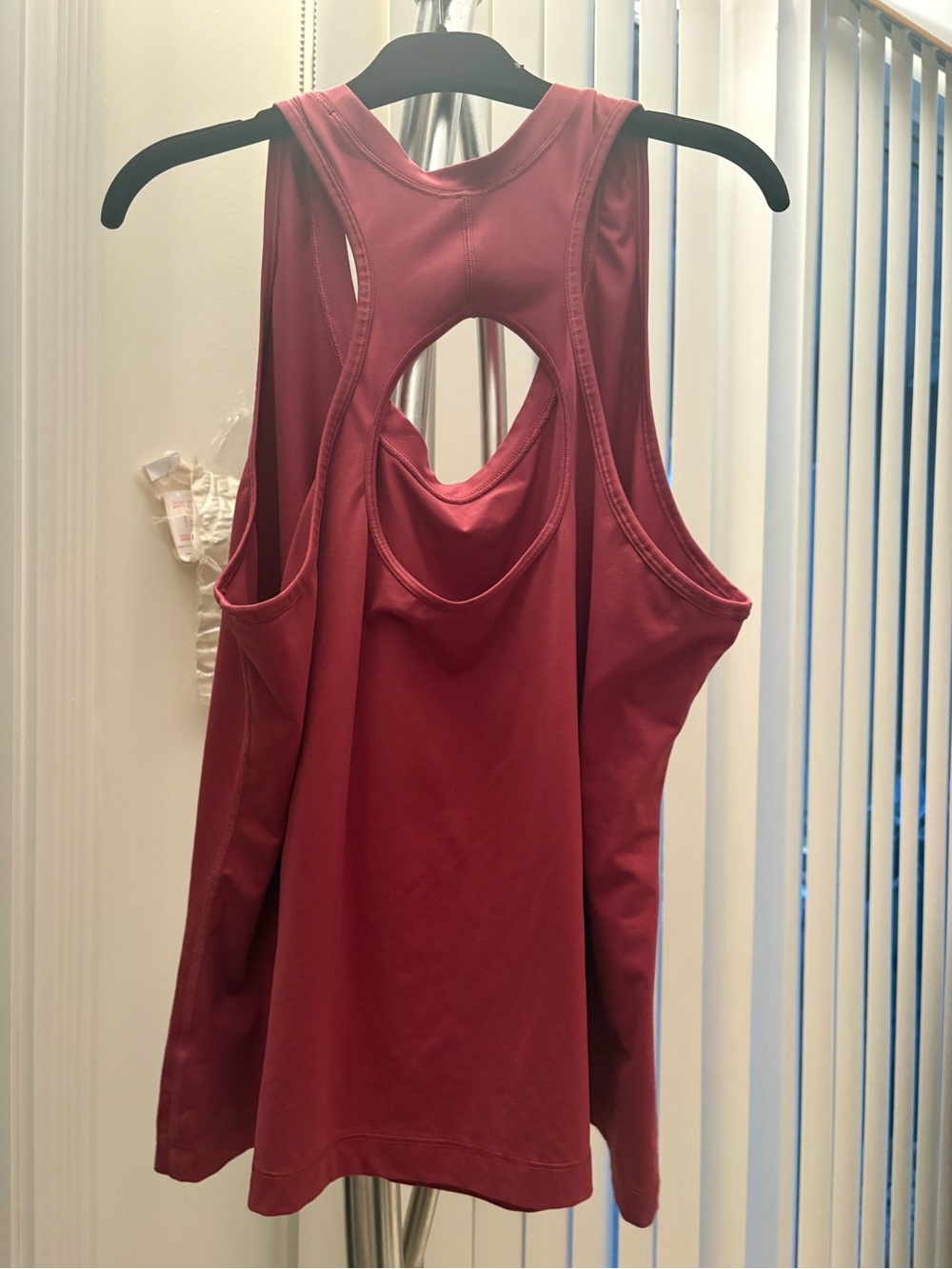 Athleta Burgundy Racerback Performance Tank - Picture 3 of 5